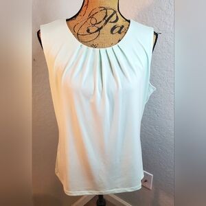 Calvin Klein Light Green Sleeveless Blouse